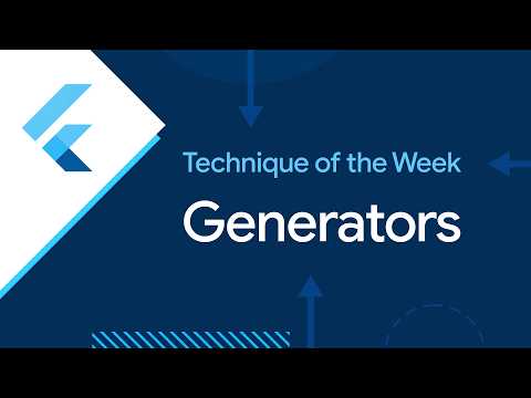 Video Thumbnail: Generators (Technique of the Week)