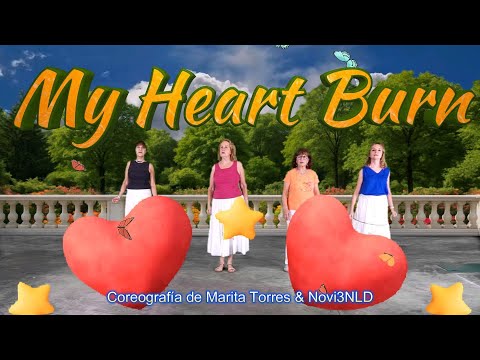 MY HEART BURN Linedance