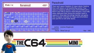 The C64 MINI Games - Paradroid