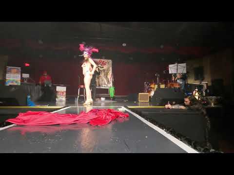 Jezabelle Jax performs with Artronika on NYE in Hot Springs, AK (Crown Chakra by Ireesh Lal)