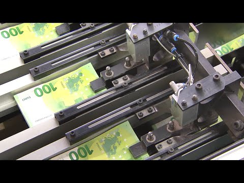 How euro banknotes are produced