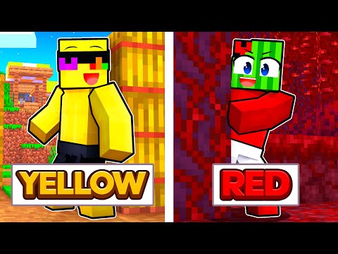 Sunny - Using Only ONE COLOR In Minecraft!