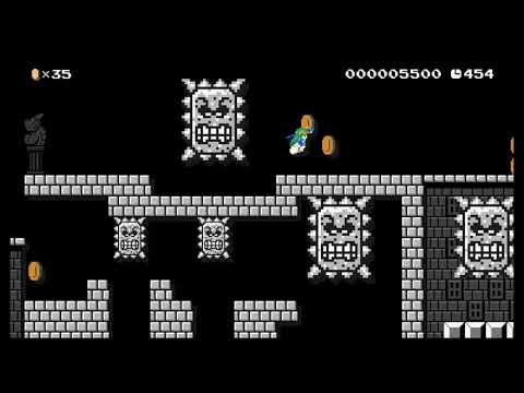 Mario Maker 1 Archive: King Thwomp's Castle