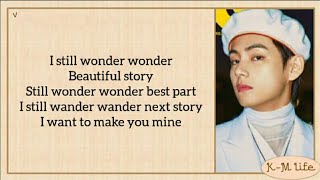 Download lagu BTS - V 'Scenery' [Easy Lyrics] mp3