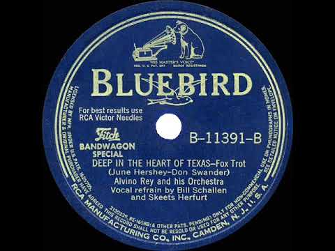1942 HITS ARCHIVE: Deep In The Heart Of Texas - Alvino Rey (Bill Schallen-Skeets Herfurt-band, voc)