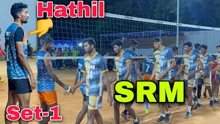 Set-1 | Chennai spikers Vs SRM | State Championship match | Mr Love Volleyball