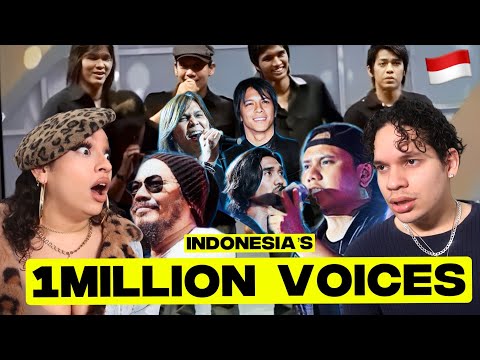 Latinos react to 1 Million Voice Krisyanto, Once, Fadli, Duta, Ariel for the first time