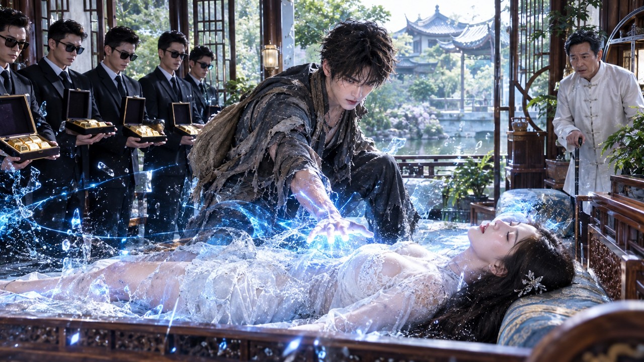 窮小子奉命下山履行婚約，意外碰到未婚妻寒毒發作一覺不醒，他兩指一點散發純陽之氣貫穿她的軀幹，當場讓美女痊癒，從此徹底俘獲芳心，誓要給他生 8 個孩子。