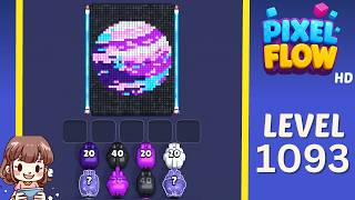 Pixel Flow Level 1093 Solution Walkthrough