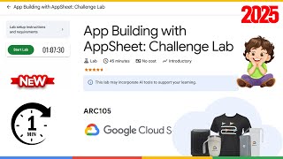 App Building with AppSheet: Challenge Lab | ARC105