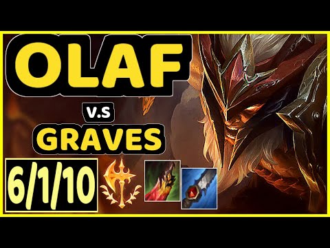WIGGILY (OLAF) vs GRAVES - 6/1/10 KDA JUNGLE CHALLENGER GAMEPLAY - NA