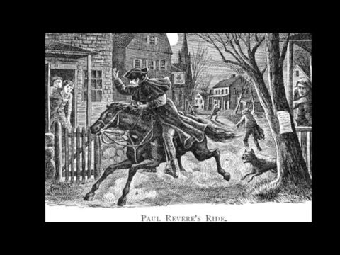 18th April 1775: Paul Revere's Ride signals start of American Revolutionary War