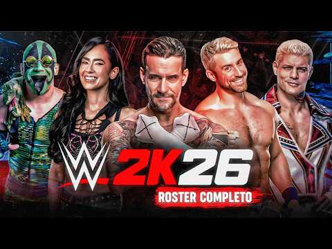 WWE 2K26: COMPLETE ROSTER (SUPERSTARS and LEGENDS 100% CONFIRMED)
