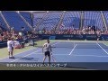 フェデラーがやるサーブ練習のパターン（Federer Serve Practice）