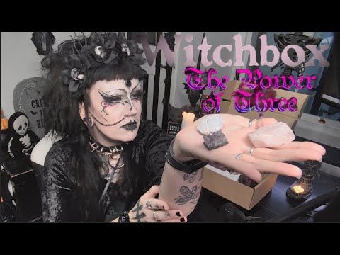 Witch Box - POWER OF THREE - Apertura della scatola - REGALO DI UNA SCATOLA NEL REGNO UNITO