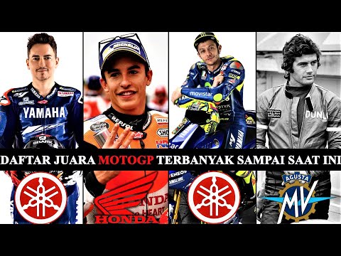 DAFTAR JUARA DUNIA MOTOGP TERBANYAK SEPANJANG MASA