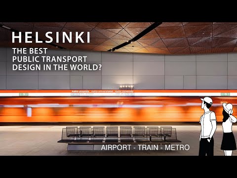 4K Helsinki 🇫🇮 : The Best Public Transport Design In The World?