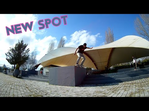 Skating a New Awesome Street Spot with fTR_Crew