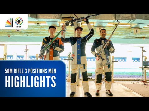 Highlights | 50m Rifle 3 Positions Men Final - ISSF World Cup Buenos Aires
