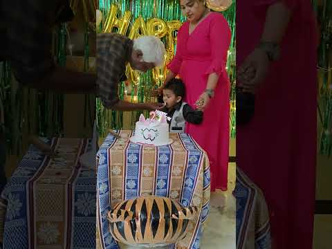 Sasini 2nd birthday cake cutting part 2