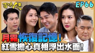 百味人生 EP66 完整版｜「我全都想起來了」！月霜恢復記憶換紅雪緊張了！被江重生掌握「世堂身世」大秘密！恐將利用這張王牌對付假思賢！｜Bittersweet Destiny｜【赫蒂法莊園】