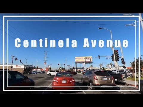 Driving on Centinela Avenue in Los Angeles, California (360 Video)