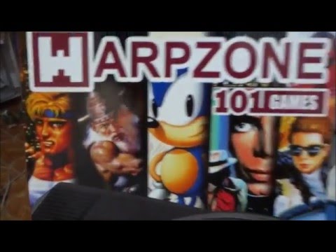 Livro Incrvel: Warpzone 101 Games - Mega Drive