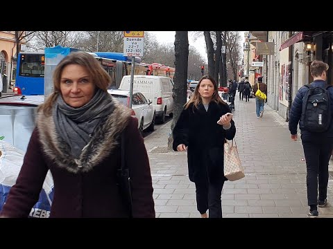 Sweden - Walking tour Stockholm 4K | Torsgatan / Odengatan  #394