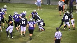 preview picture of video '8/23/2012 - Twin Valley Panthers VS. Cedar Bluff Blue Devils - Midget Football'