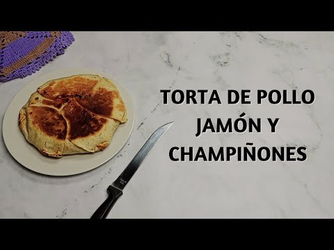 Cómo Hacer Torta de Pollo, Jamón y Champiñones