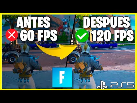 ✅ Cómo Jugar FORTNITE a 120 FPS en PS5 🚀 (Configuración en consola, monitor y juego)