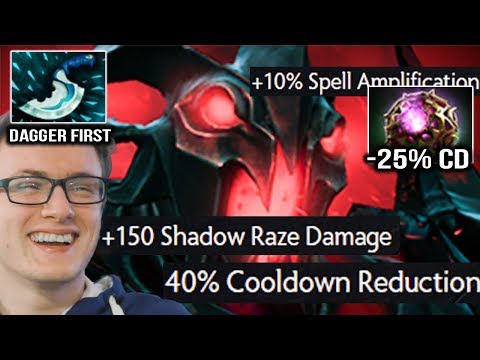 Miracle- Shadow Fiend Blink Dagger First Item - Yaphets's Build Returned Dota 2 7.07b