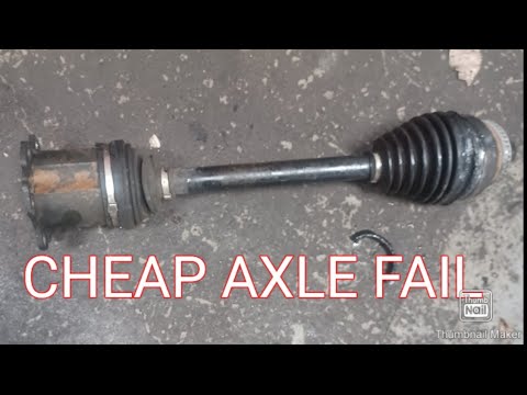 ANOTHER WARNING ABOUT CHEAP AFTERMARKET AXLES