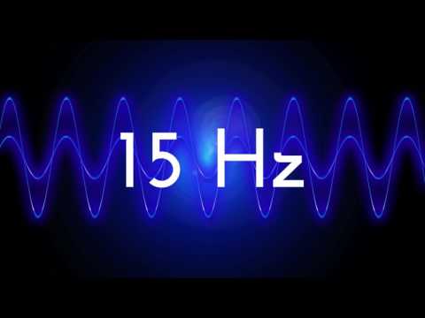 15 Hz clean sine wave BASS TEST TONE