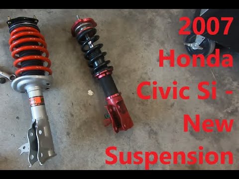 2007 Honda Civic Si - Skunk2 Sport Struts and Lowering Springs