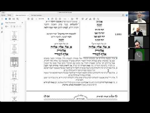 הרב יואל חקון - תפילה תשפ״ה - שיעור 065 - ק״ש בסידור - ג׳ עייני״ן.