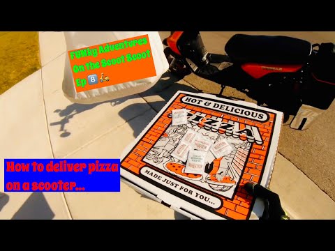 How to deliver Pizza on a Scooter | FUNky Adventures on the Scoot Scoot Ep 8 |