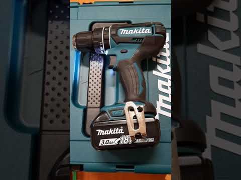 Makita akumuliatorinis suktuvas gręžtuvas DDF482RFJ, 18V, 2x3.0Ah, 62/36 Nm video