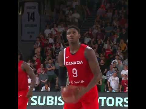 RJ Barrett 31 points on 13/14 shooting vs Germany