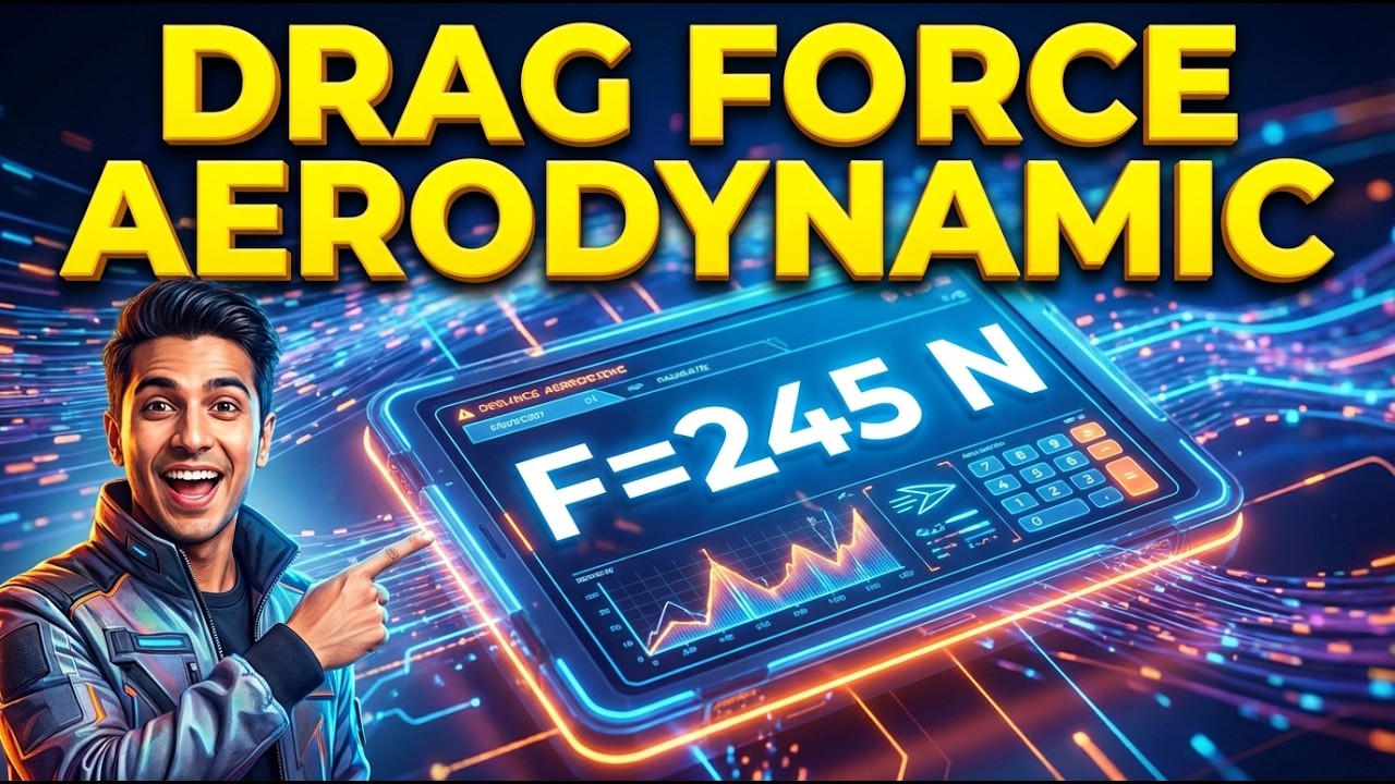 Drag Force Aerodynamic Interactive Calculator