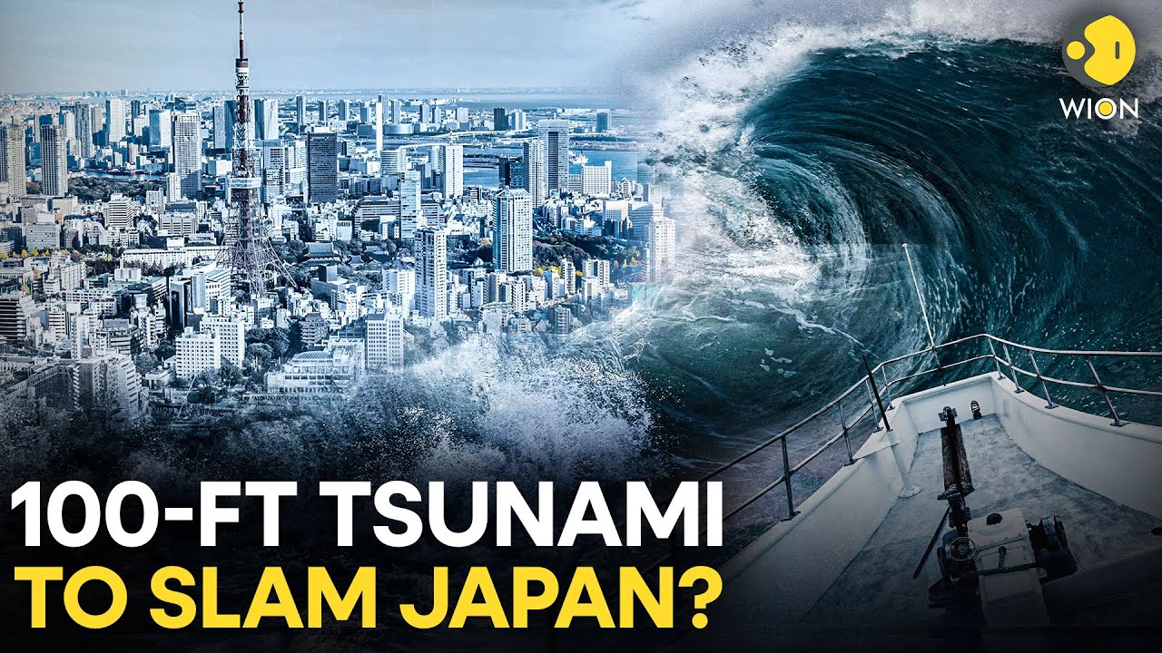 Japan Tsunami LIVE: 'MEGAQUAKE' Warning Issued in Japan, Vigorous Shaking & 100-Foot Tsunami | WION