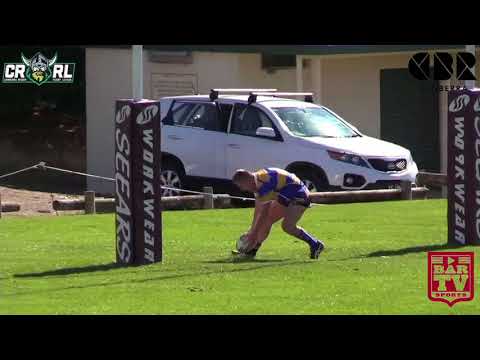 2018 CRRL - U18s Round 7 Highlights - Queanbeyan Kangaroos v Woden Valley