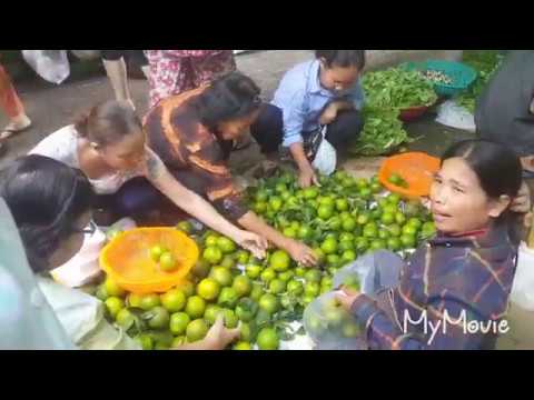 Cambodian Market - Cambodian Foods And Activities - Phnom Penh Video
