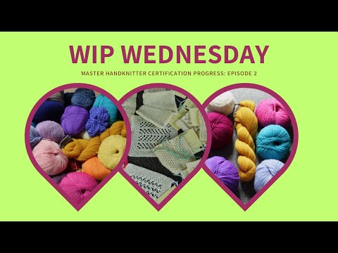 WIP Wednesday: Choosing Fair Isle Colors for Level 2 of the Master Hand-knitter Program