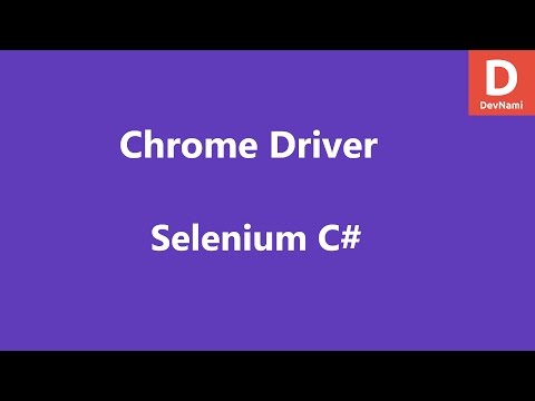 Selenium 3 WebDriver for C Chrome Driver