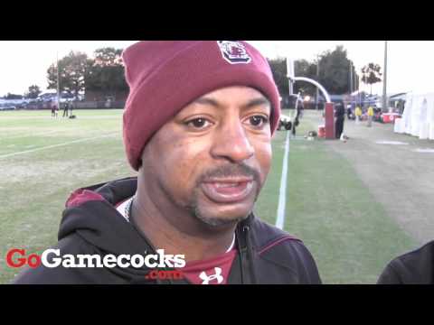 Lorenzo Ward after Nov. 20 Gamecocks practice