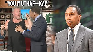 Pat McAfee & Stephen A Engage In Vulgar Argument Leading To Pat’s Banning On First Take