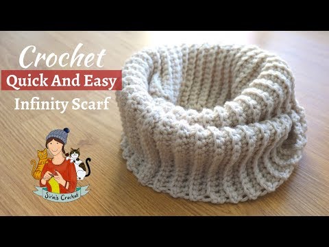 Crochet Quick And Easy Infinity Scarf