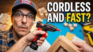 KATERK 3.7V Cordless Hot Glue Gun Review | Is It Worth It for DIY?