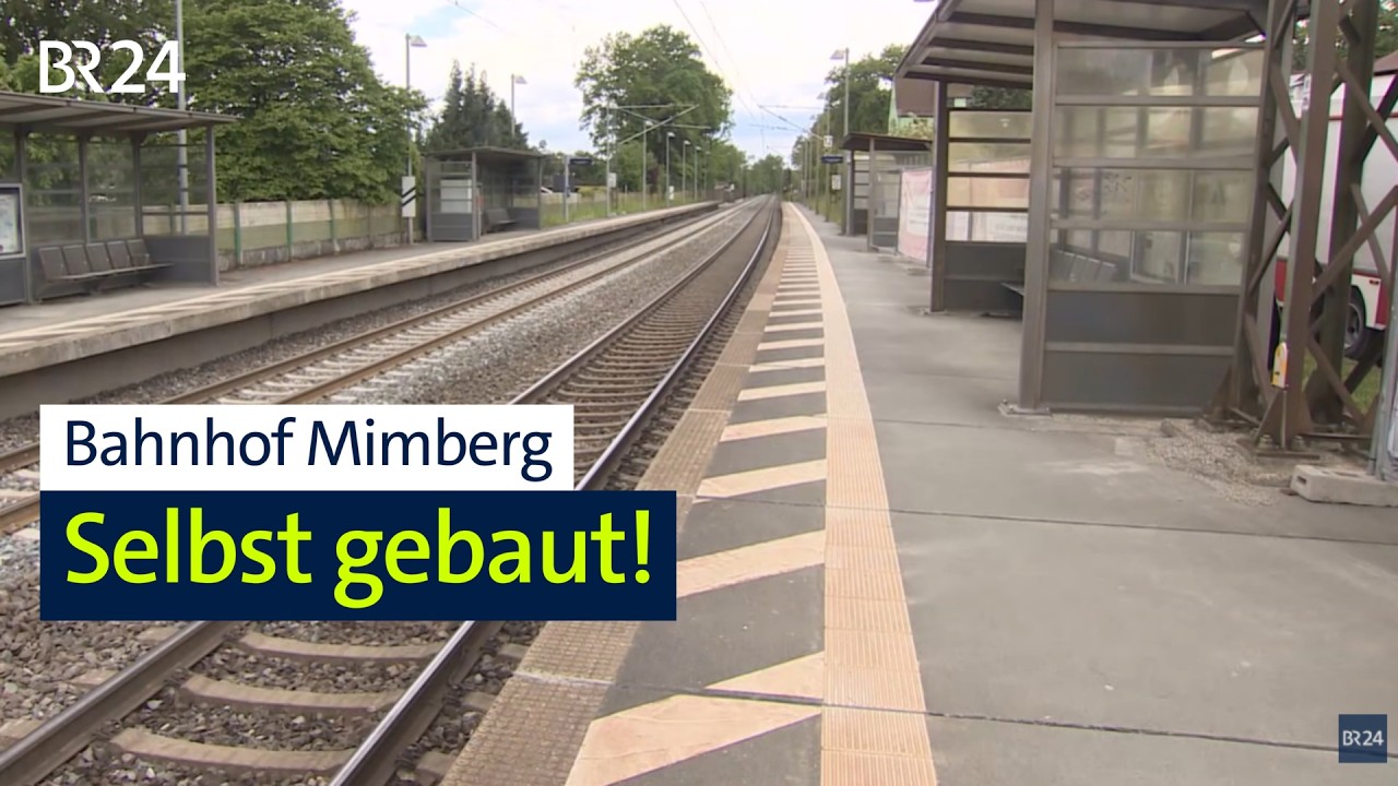 Mimberg: Die Bürger und ihr selbstgebauter Bahnhof | Abendschau | BR24